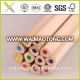 Natural wooden pencil with OEM logo , high quality color pencil