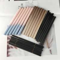 Wholesale Waterproof Private Label Automatic Makeup Eye Brow Pink Triangle Pencil 3D Custom Eyebrow Pencil with Brush