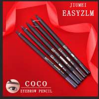 EASYZLM Black Color Eyebrow Pencil with Brush Waterproof Hot Sale